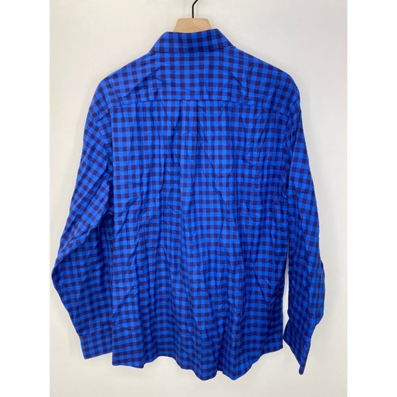 Jos. A. Bank Long Sleeve Button-Down Shirt Blue L - Picture 3 of 4